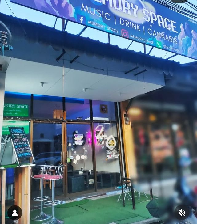 Memory.space craftbeer&cannabis bar storefront