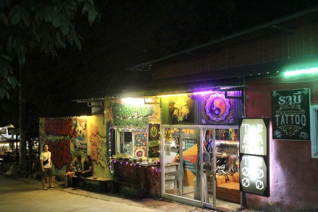 Forget Me Not. Cannabis and Fabric Repair Shop (Koh Lanta weed shop) storefront