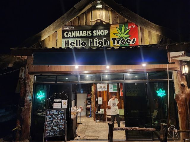 Hello High Trees Cannabis Home Grown storefront