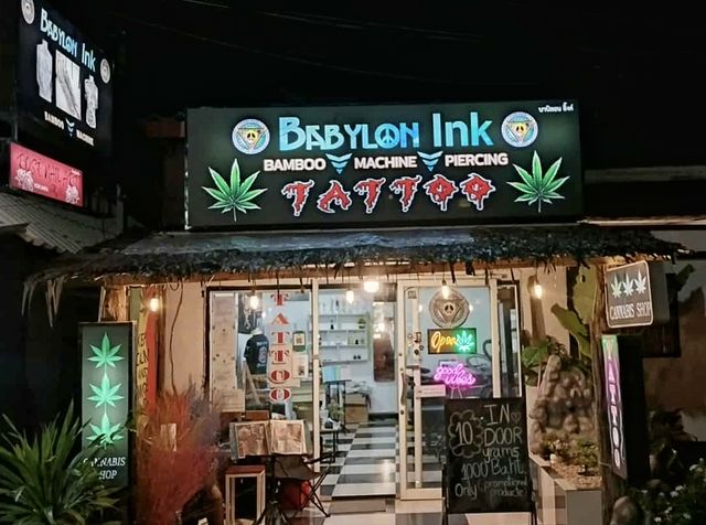 BABYLON INK & CANNABIS SHOP @klong nin storefront