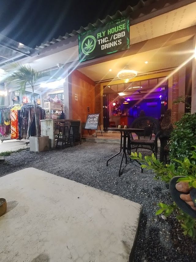 FLY HOUSE Koh Lanta Cannabis weed store lanta coffee shop storefront