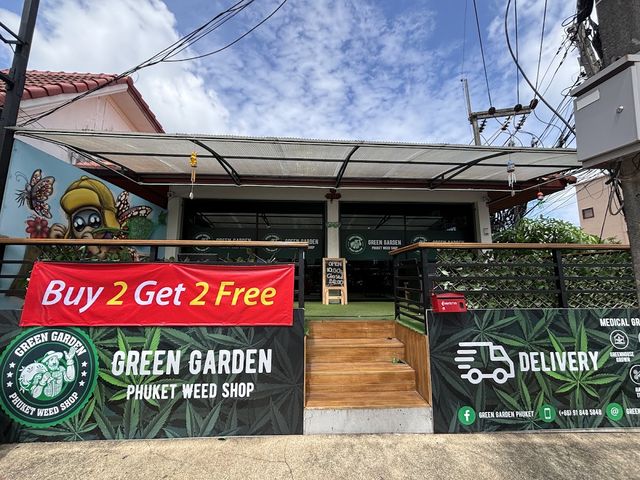 Green Garden Kata | Cannabis Dispensary Weed Shop storefront