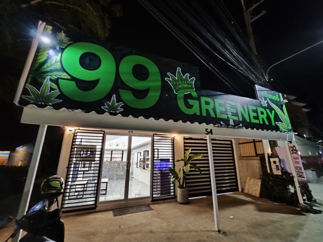 99 baht greenery cannabis shop storefront