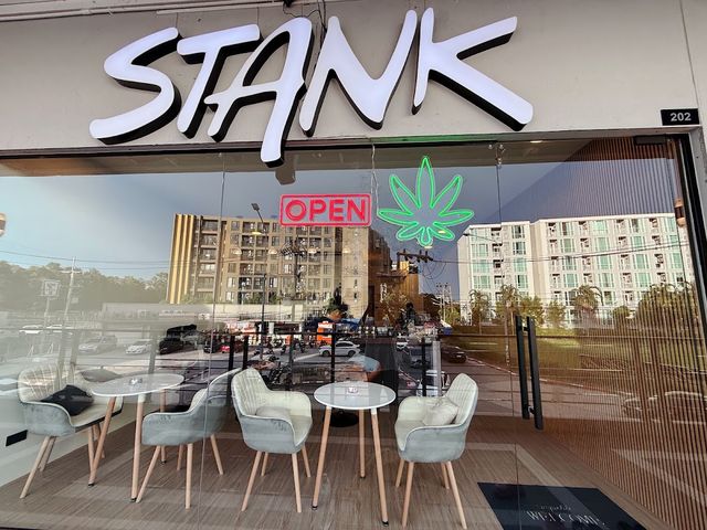 STANK CO Cannabis & Coffeeshop storefront