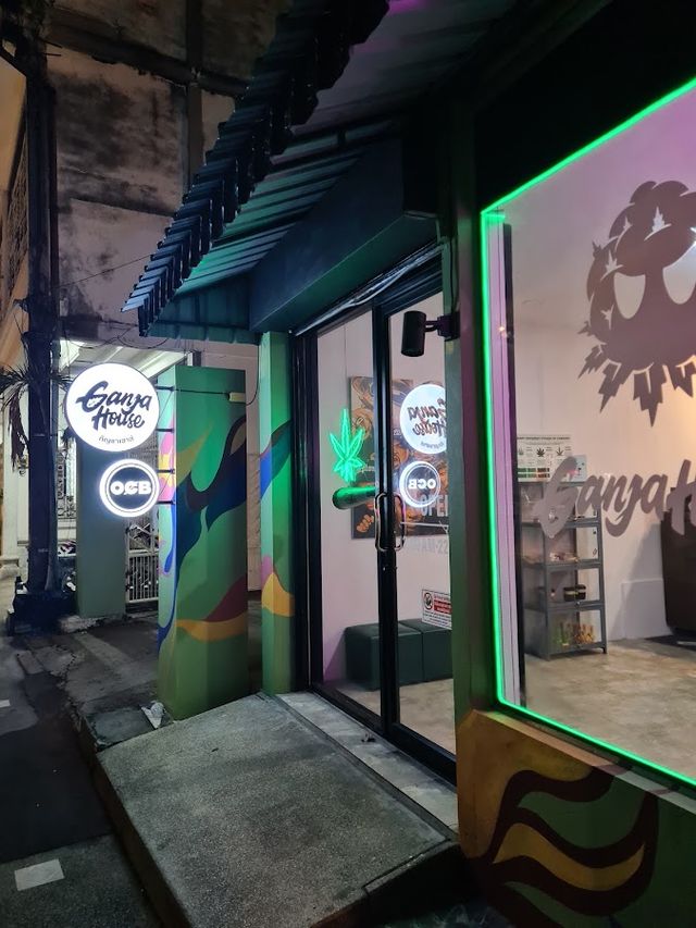 Ganja House Cafe | Cannabis Dispensary Patong Phuket | 大麻之家 | Best Weed Shop storefront