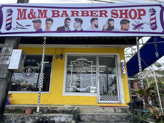 M&M Barber shop / weed storefront