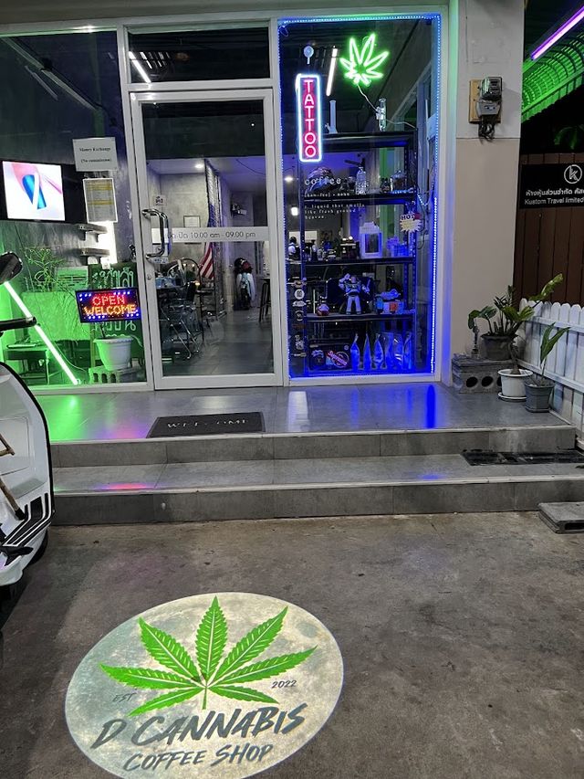 D Cannabis Coffee Shop storefront