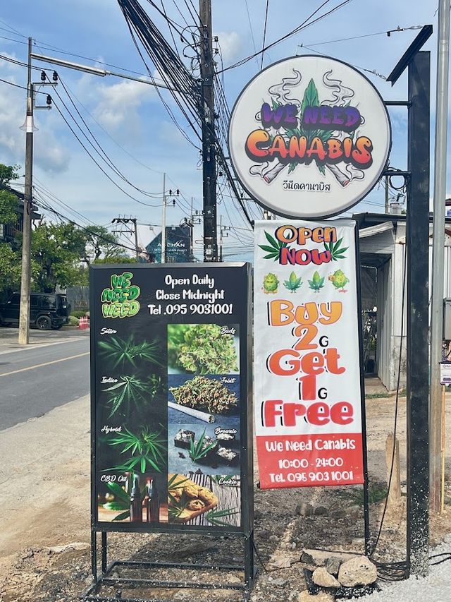 We Need Cannabis Zone 1 storefront