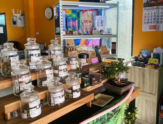 Orange Corner Bar & Cannabis storefront