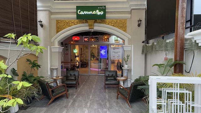 Cannabo Surin & weed, and coffee, and wine storefront