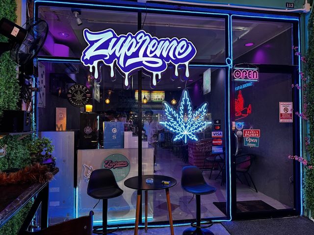 Zupreme dispensary and bar storefront
