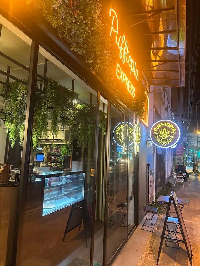 Pufftopia Express Cannabis Shop storefront