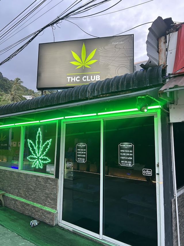 THC CLUB Patong - Weed Marijuana Cannabis Delivery Phuket - магазин марихуаны storefront
