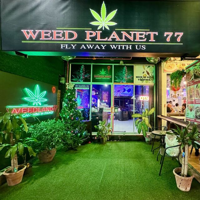 Weed Planet 77 (open 24/7) storefront