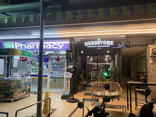 Herbivore Cannabis Dispensary PHUKET storefront