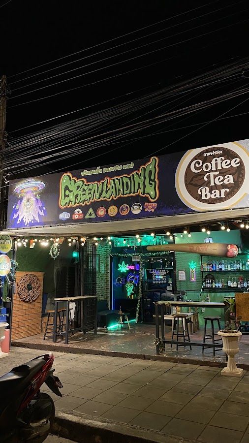 GreenLanding Cannabis Cafe & Bar | Weed Delivery Retail & Wholesale storefront