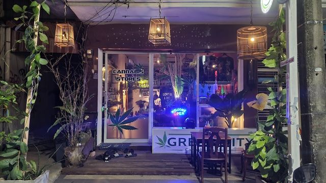 Cannabis store storefront