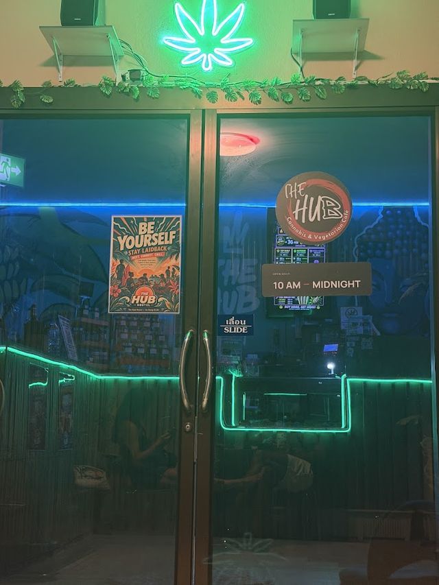 The Hub – Cannabis & Vegetarian Café Ao Nang storefront
