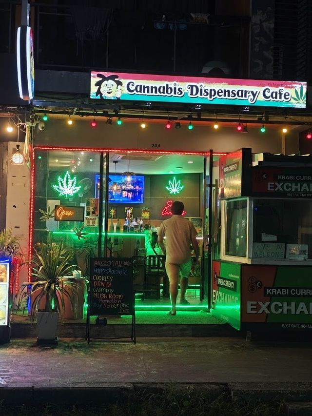 Cannabis Dispensary Cafe storefront