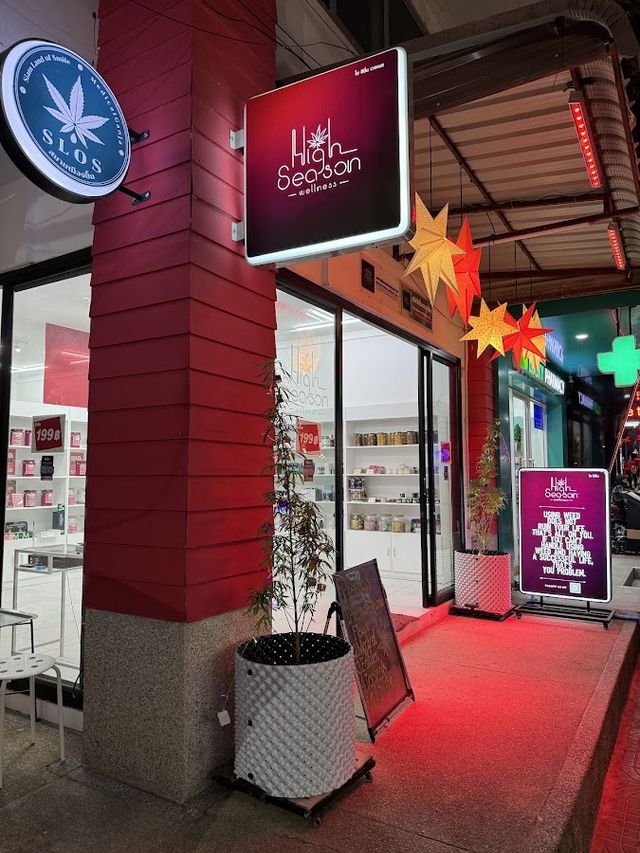 High Season Wellness Cannabis Dispensary, Koh Phi Phi storefront