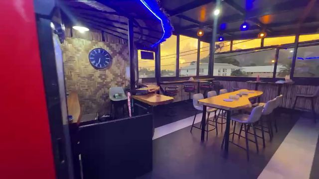 Up in smoke cannabis & mountain view rooftop bar storefront
