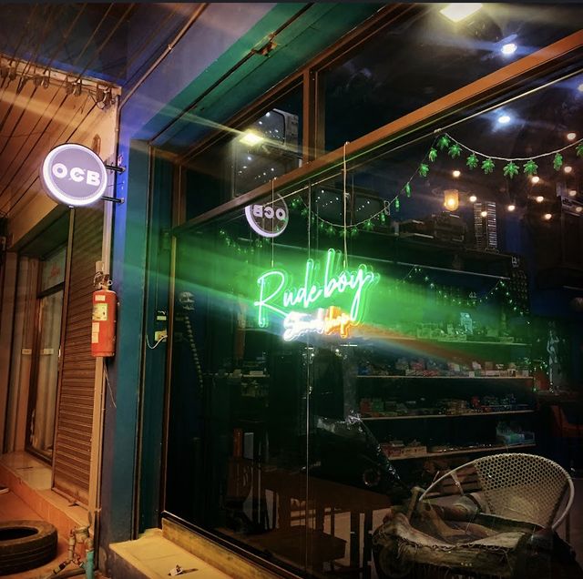 Rudeboy stoned shop - Cannabis shop (ร้านขายกัญชา) storefront