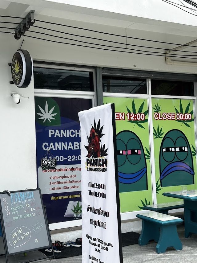 Panich cannabis storefront in Nakhon Si Thammarat