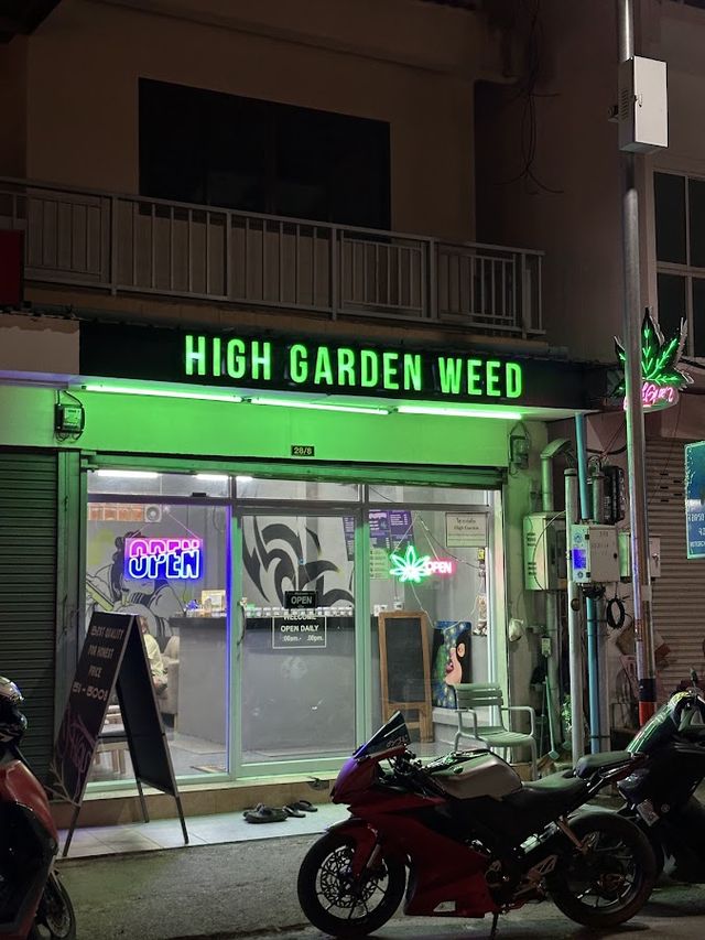 High Garden Weed storefront