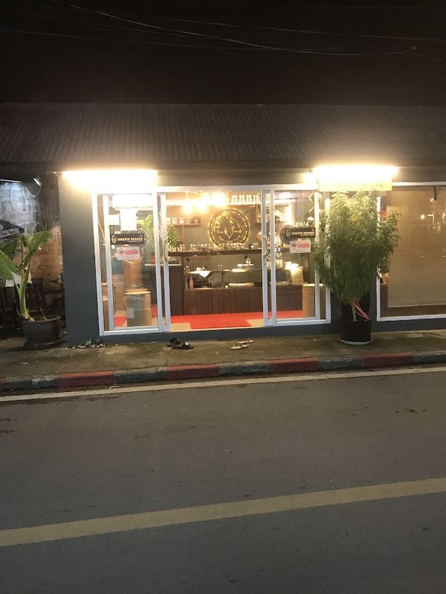 Green magic cannabis shop storefront