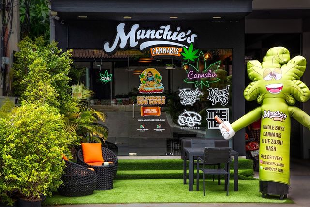 Munchies Cannabis Store & Delivery Bophut storefront