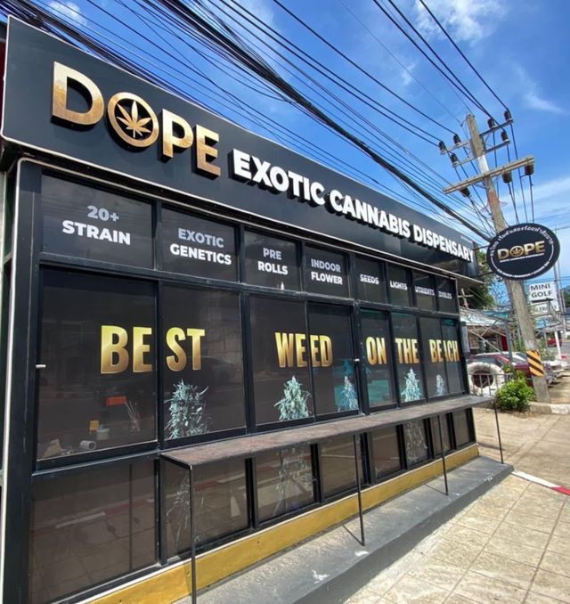 Dope Exotic Cannabis Dispensary storefront