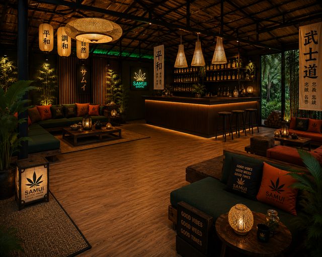 Samui exotic park cannabis lounge storefront