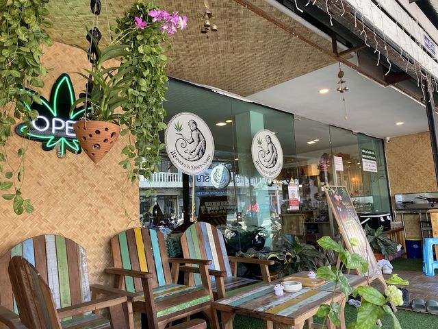 Monkey's dispensary - cannabis store storefront