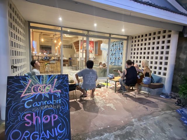 Koh Tao Blue Gelato Cannabis Shop Oganic Farm storefront