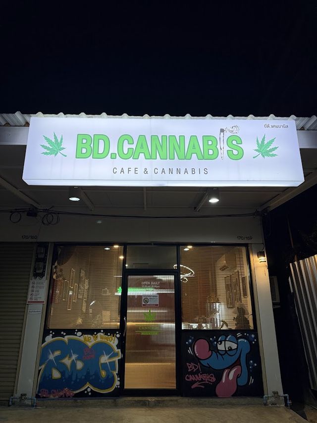 B.D Cannabis storefront