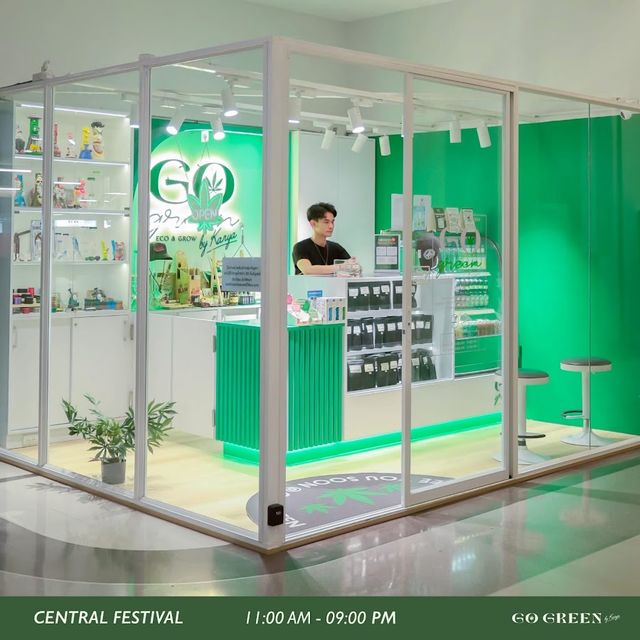 Go Green By kanya Weed Dispensary and Cannabis Central Festival storefront