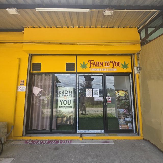 Farm To You Cannabis Hub Station storefront