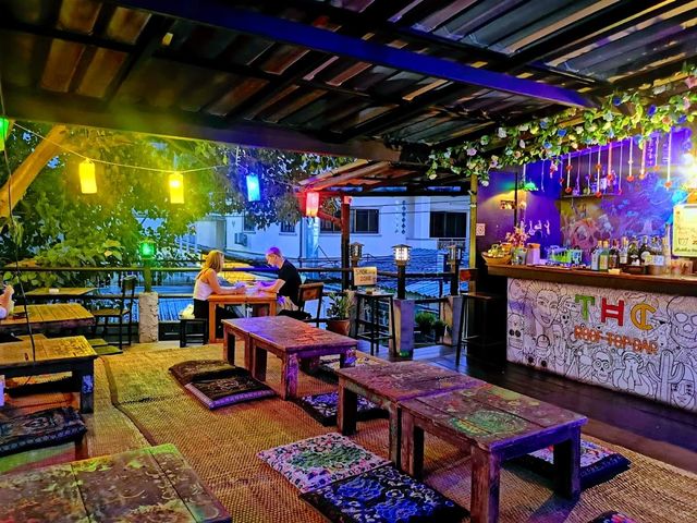 THC Rooftop bar storefront
