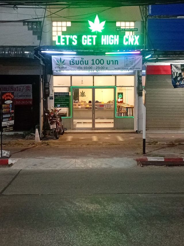 LET'S GET HIGH CNX AIRPORT | cannabis store marijuana weed กัญชา storefront
