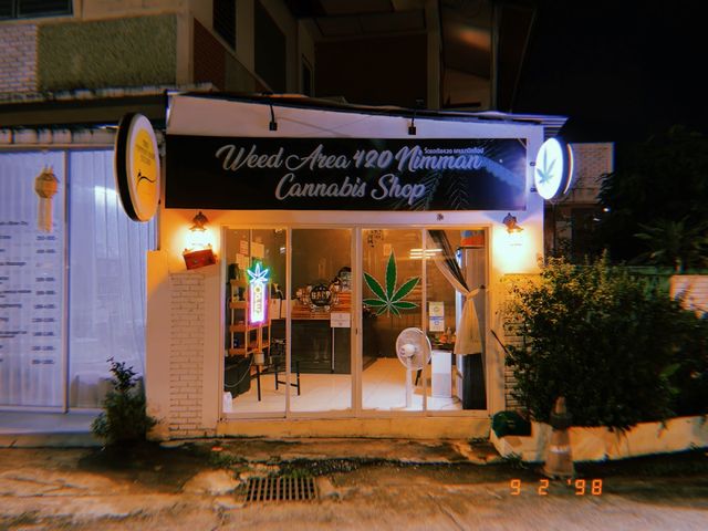 Weed Area 420 nimman Cannabis Dispensary 大麻 Marijuanas storefront