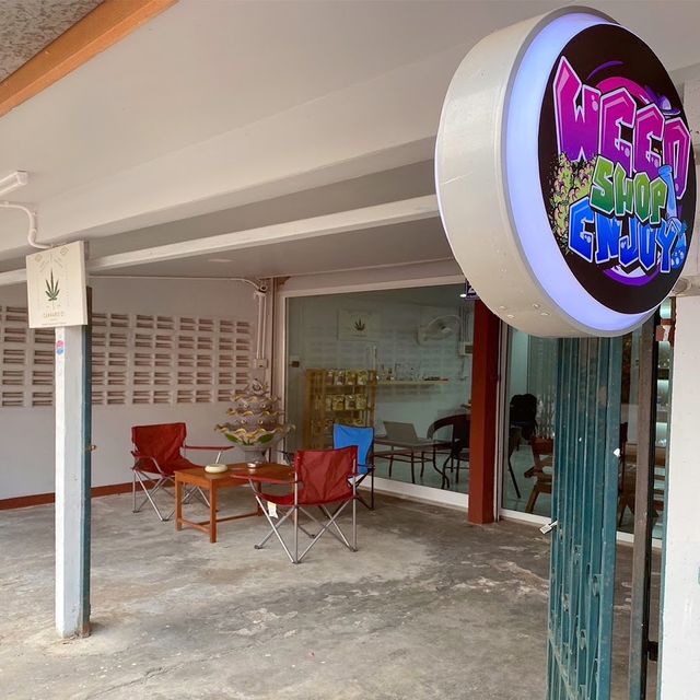 Weed shop enjoy storefront