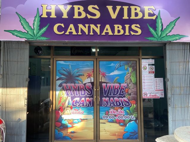 ร้านกัญชา HYBS VIBE Cannabis storefront