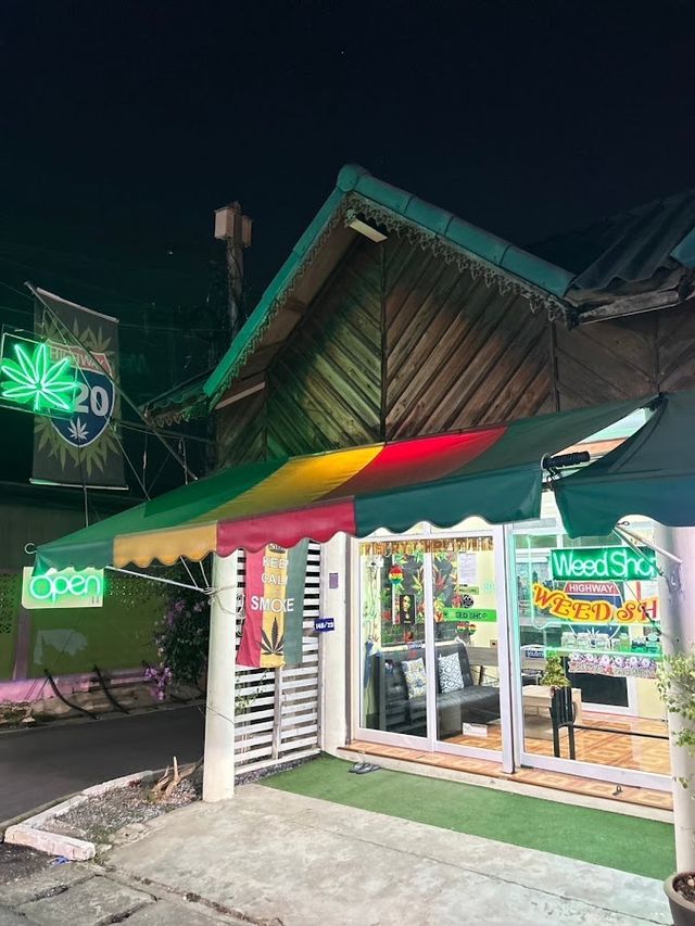 WEED SHOP storefront