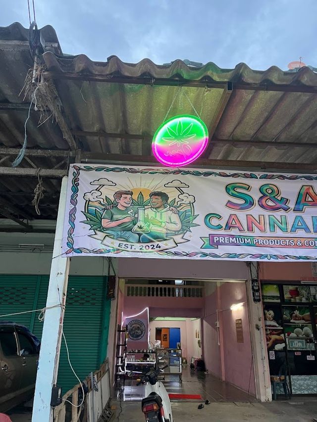 S&A Cannabis storefront