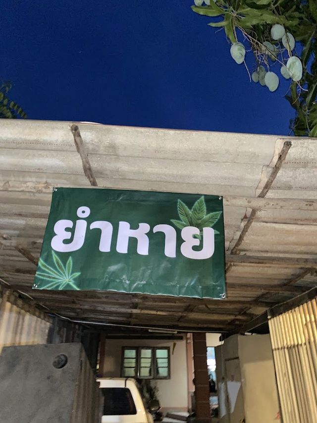 ร้านกัญชายำหาย Cannabis home storefront