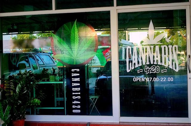Cannabis shop storefront