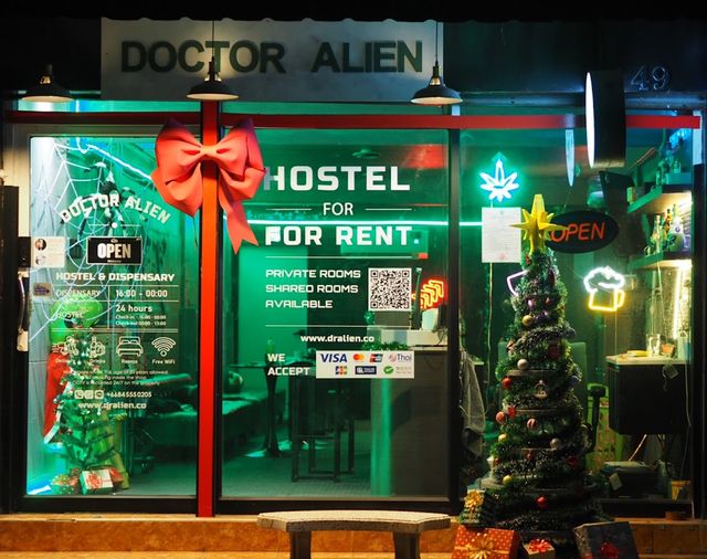 Doctor Alien Cannabis-friendly Hostel with Booking, Dispensary and Delivery near Don Mueang Airport storefront