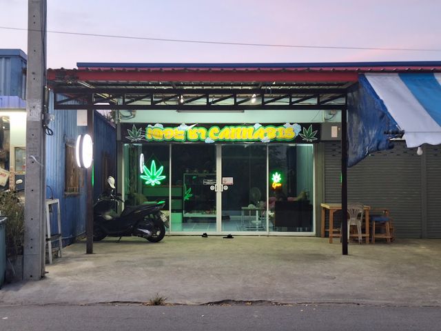 เดอะ ซา CANNABIS storefront in Nonthaburi