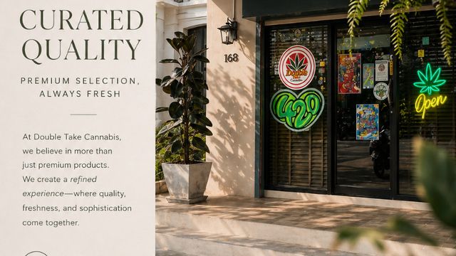 กัญชาใกล้ฉัน Double take cannabis storefront
