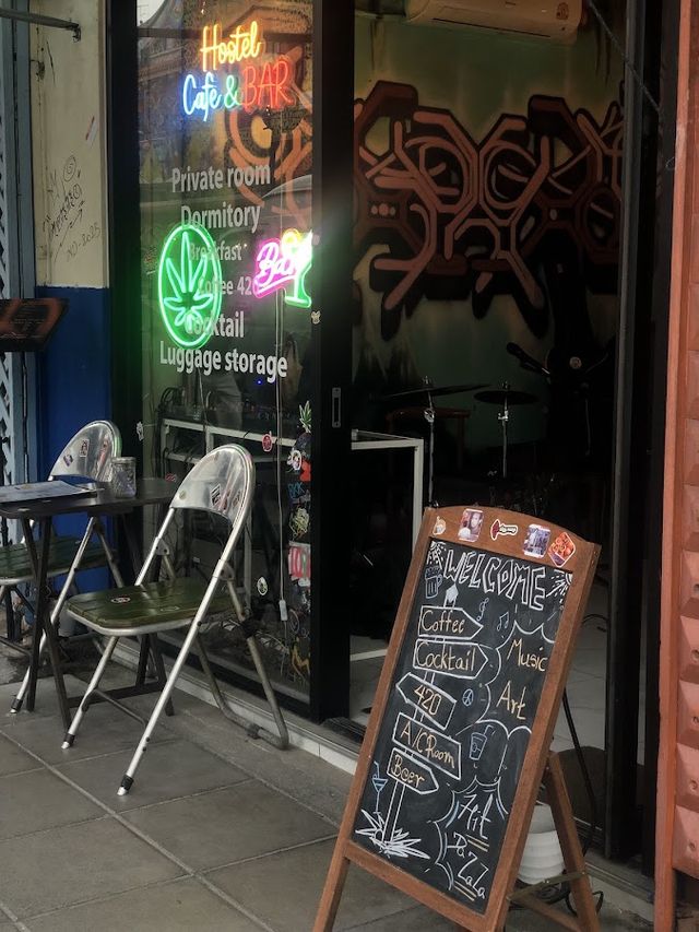 Happy Hope Khao San ~ Hostel • Cannabis • Bar storefront